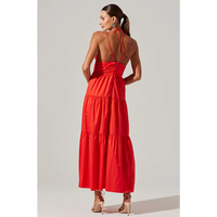 ASTR THE LABEL MINKA MAXI DRESS - BURNT ORANGE