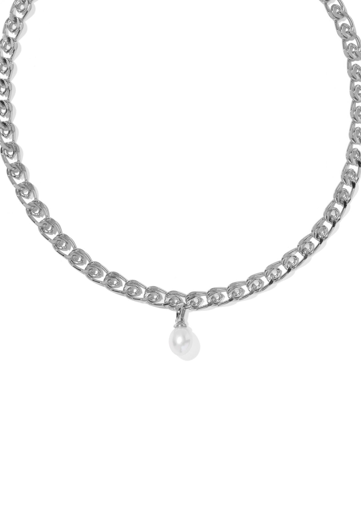 KENDRA SCOTT OAKLAND PEARL SHORT PENDANT NECKLACE