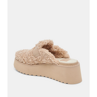 DOLCE VITA LELANI PLUSH FLATS - NATURAL