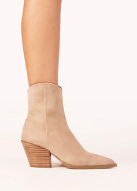 BILLINI MAYSA BOOTIE - PORCINI SUEDE