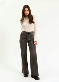 DAZE DENIM FAR OUT HIGH RISE IN MILKY WAY