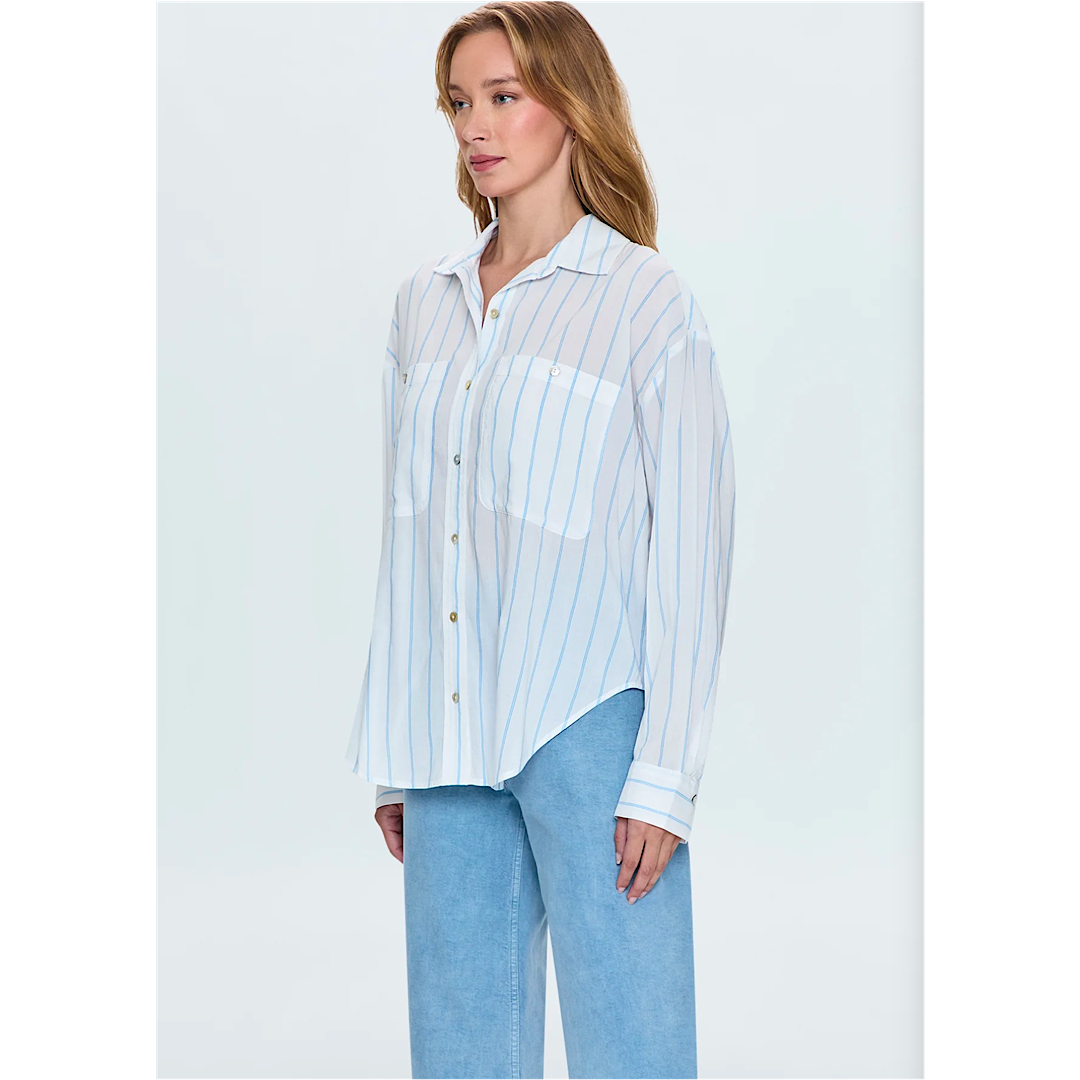 PISTOLA SAMANTHA SHIRT - FROST STRIPE