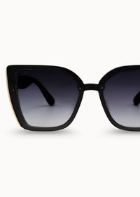 DAX EYEWEAR ATHENA CAT EYE SUNGLASSES - BLACK OMBRÉ
