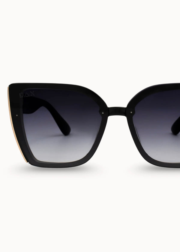 DAX EYEWEAR ATHENA CAT EYE SUNGLASSES - BLACK OMBRÉ