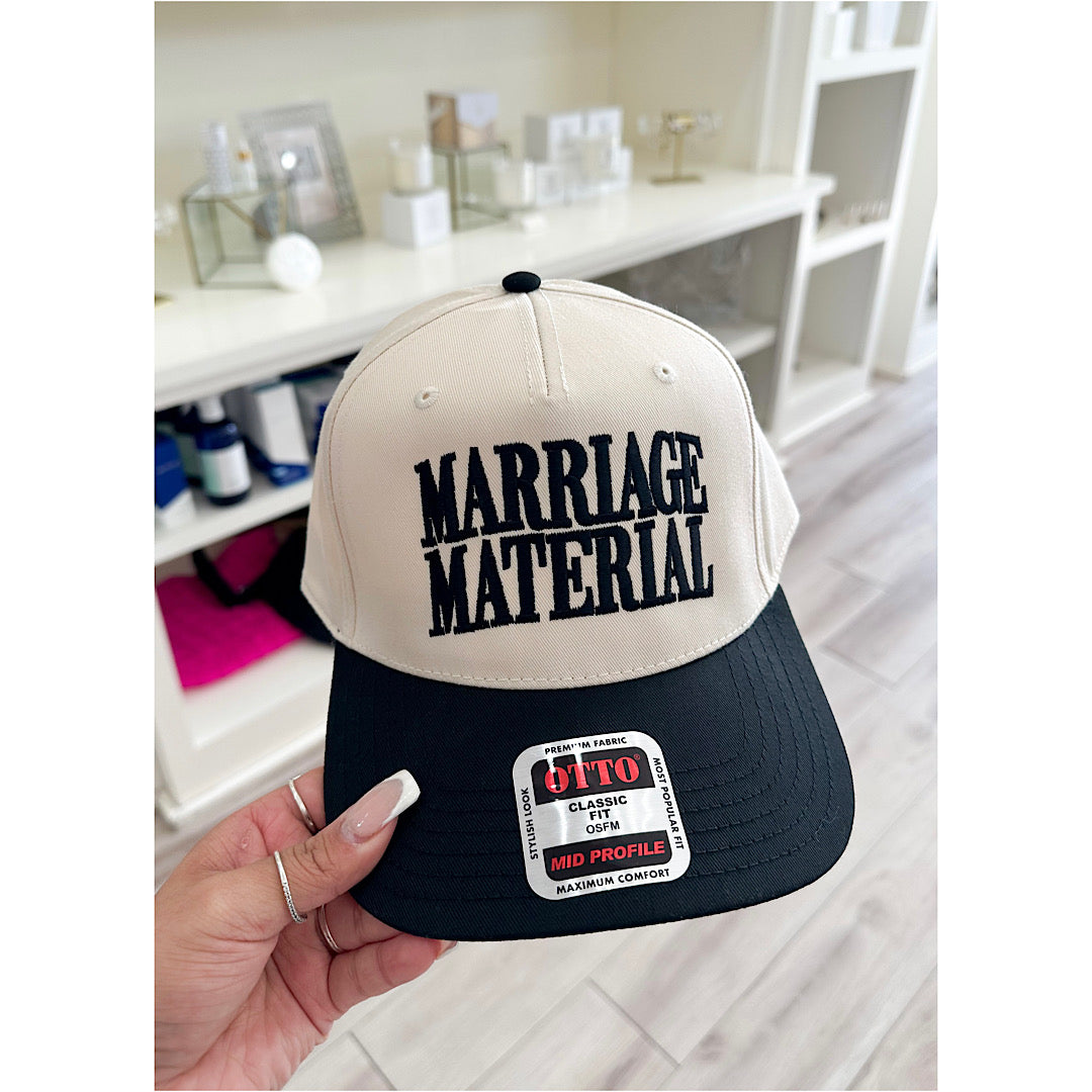 MARRIAGE MATERIAL HAT