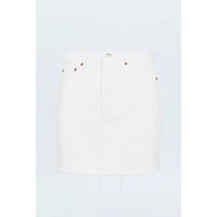 PISTOLA KAT HIGH RISE VINTAGE SKIRT - LUXE WHITE