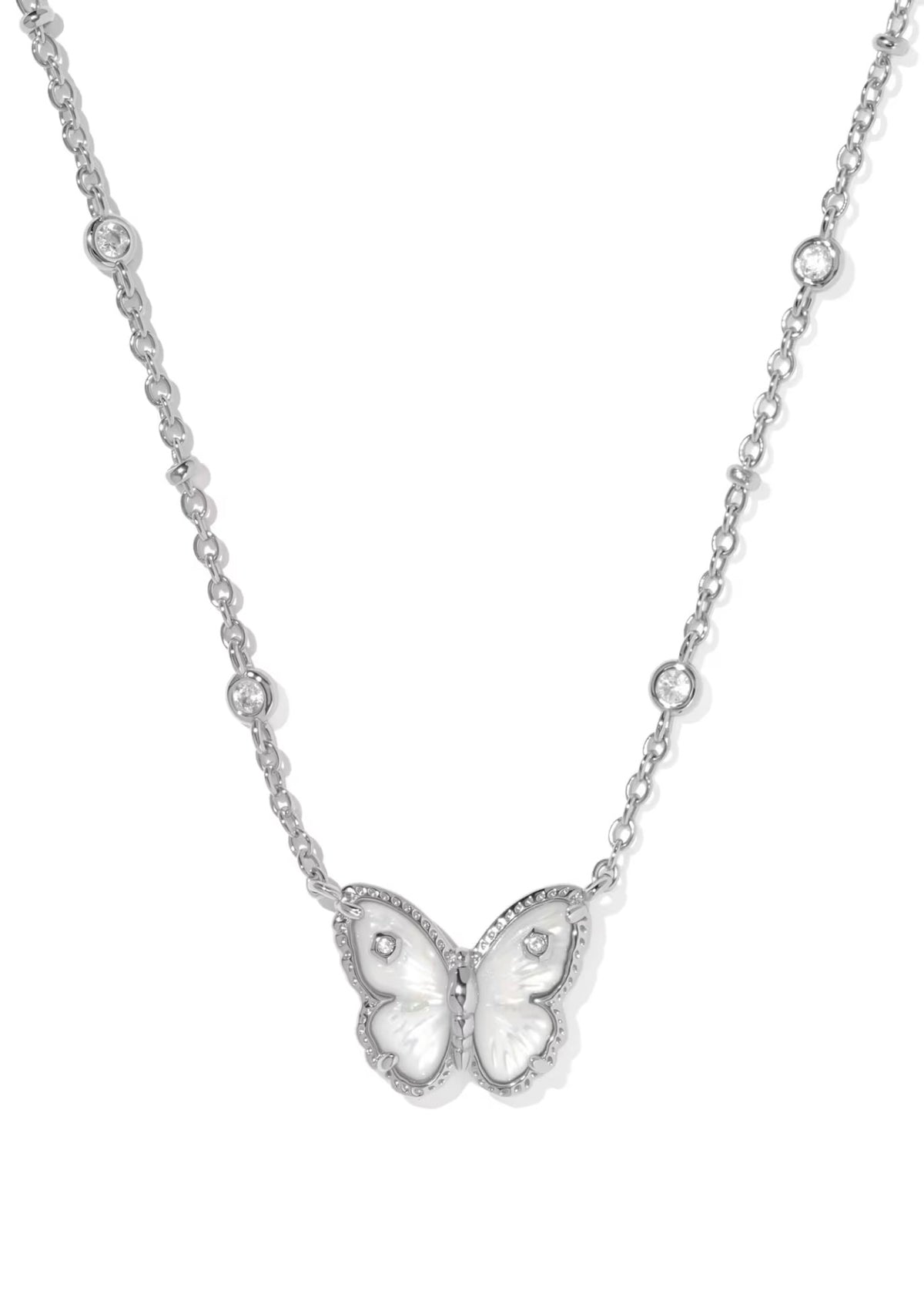 KENDRA SCOTT CAILEY BUTTERFLY SHORT PENDANT NECKLACE