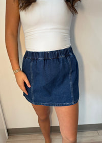 BELONGS TO ME DENIM SKORT