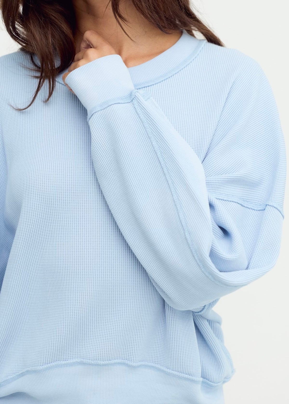 FREE PEOPLE SKYLINE TEE - BLUE SNOWFLAKE