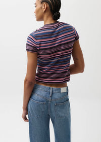 PISTOLA SELENE SWEATER TEE - EGYPTIAN BLUE STRIPE
