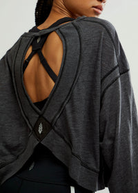 FREE PEOPLE MOVEMENT MY TIME LAYER - BLACK