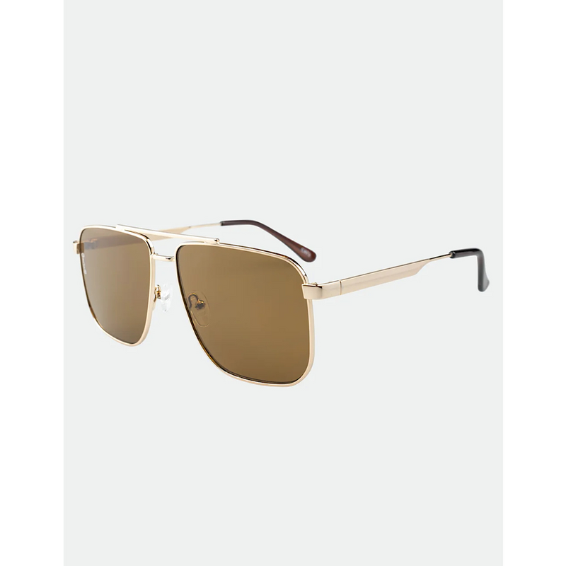 OTRA EYEWEAR SORRENTO SUNGLASSES - GOLD/BROWN