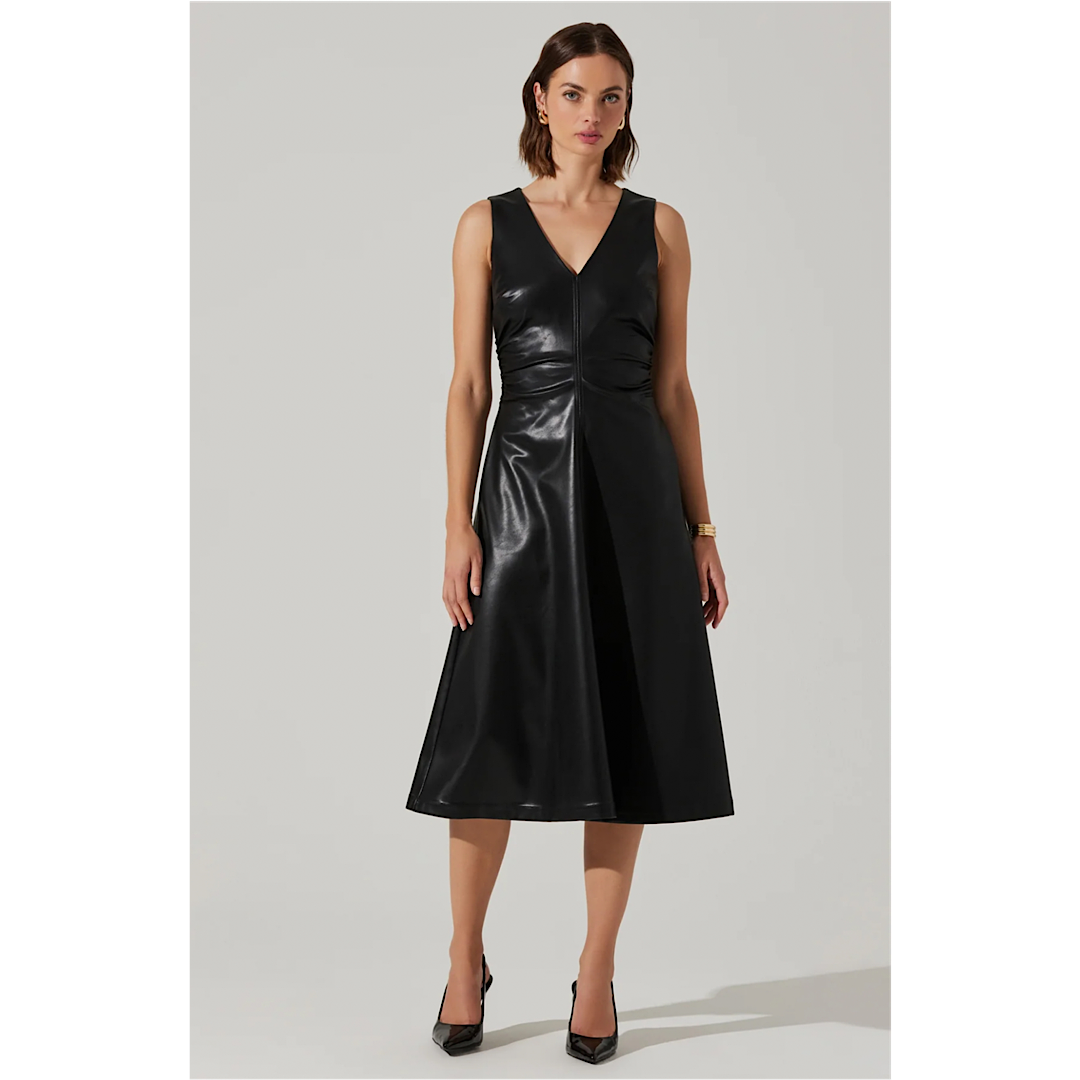 ASTR THE LABEL OMAIRA DRESS - BLACK