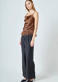 MY WISH LIST SATIN TOP