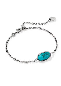 KENDRA SCOTT TIGER STRIPED ELAINA DELICATE CHAIN BRACELET