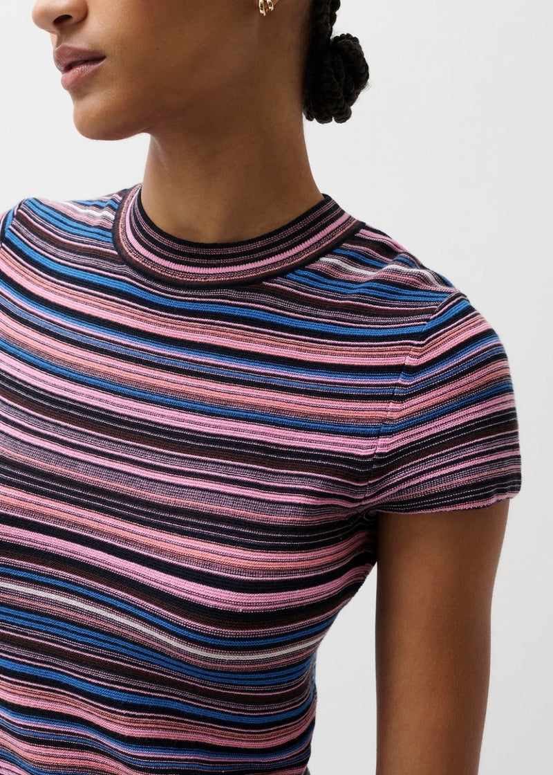 PISTOLA SELENE SWEATER TEE - EGYPTIAN BLUE STRIPE