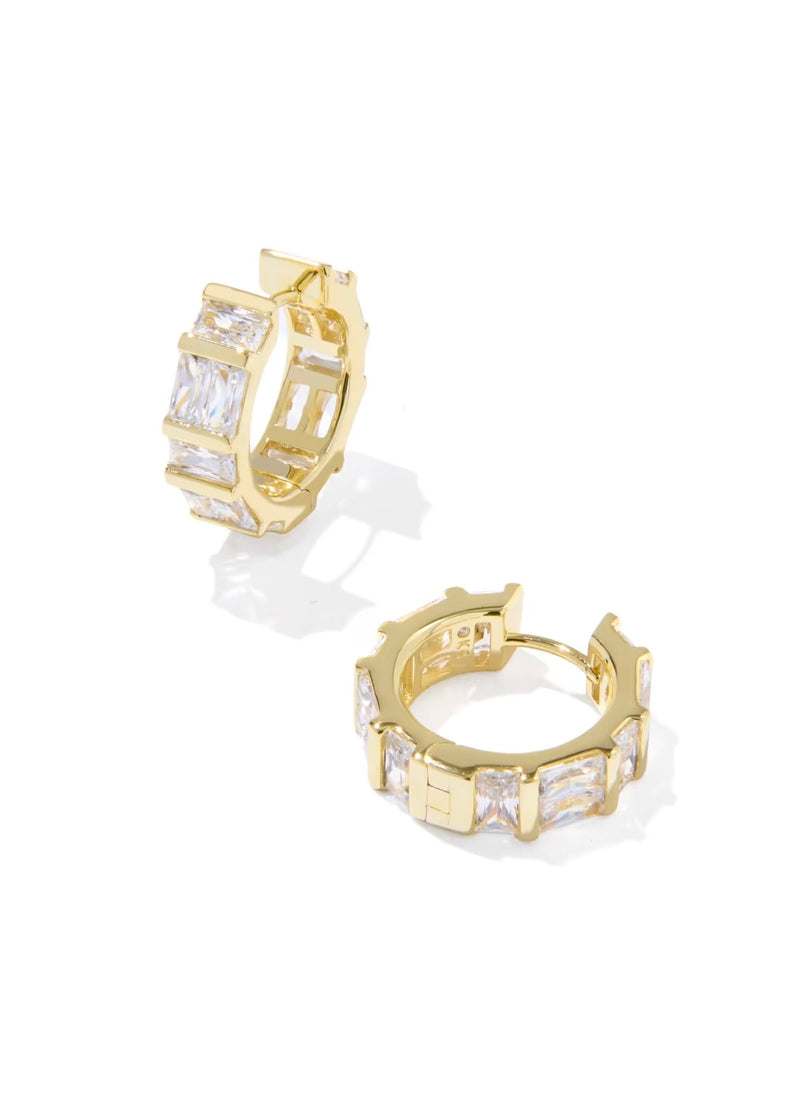 KENDRA SCOTT JAMIE HUGGIE EARRINGS