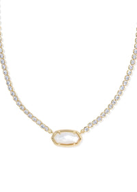 KENDRA SCOTT ELISA GOLD TENNIS NECKLACE