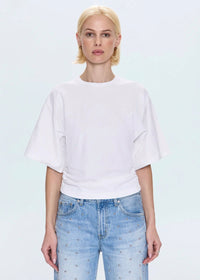 PISTOLA VERONICA KIMONO SLEEVE FITTED TEE - LE BLANC