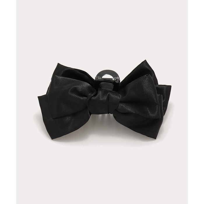 SATIN BOW HAIR CLIPS