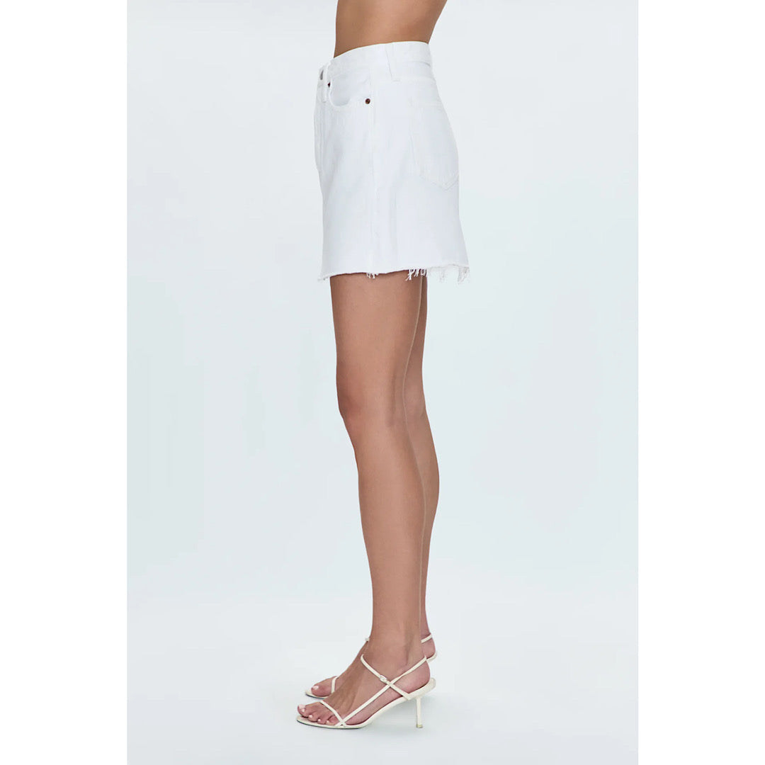 PISTOLA KAT HIGH RISE VINTAGE SKIRT - LUXE WHITE