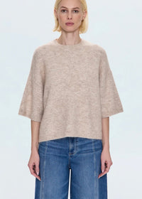 PISTOLA SHILOH CREWNECK SWEATER - OATMEAL