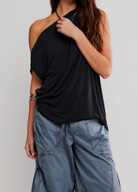 FREE PEOPLE CASCADIA TUNIC - BLACK