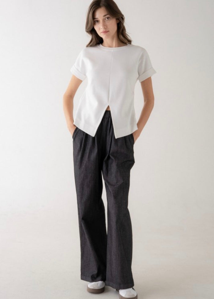 THE LIBBY ASYMMETRICAL TEE