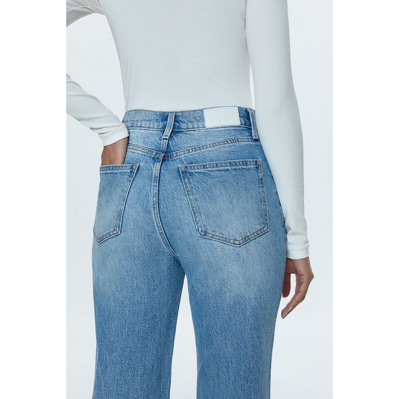 PISTOLA CASSIE SUPER HIGH RISE STRAIGHT JEANS - FONDA