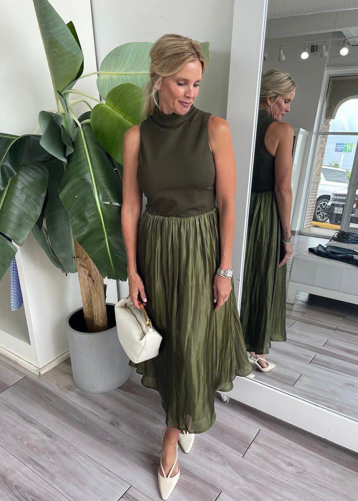 FREE FALLING MIDI DRESS
