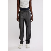 FREE PEOPLE MOVEMENT ROLL WITH IT PANT - GUN METAL