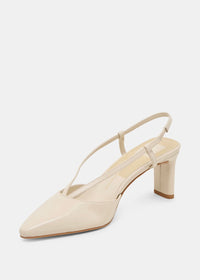 DOLCE VITA GINAY HEELS BONE LEATHER