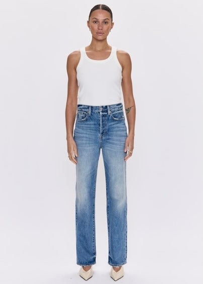 PISTOLA CASSIE SUPER HIGH RISE STRAIGHT - SERPENTINE VINTAGE