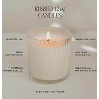 LOVE YOU FLUTED 11 OZ CANDLE