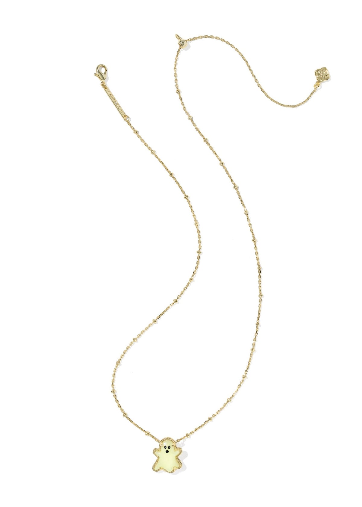 KENDRA SCOTT GHOST SHORT PENDANT NECKLACE