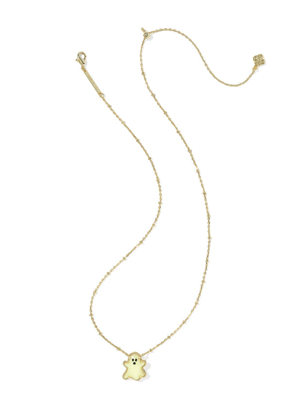 KENDRA SCOTT GHOST SHORT PENDANT NECKLACE
