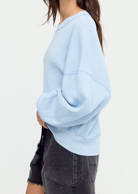 FREE PEOPLE SKYLINE TEE - BLUE SNOWFLAKE