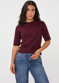 ESQUALO SWEATER S/SLVE STUDS