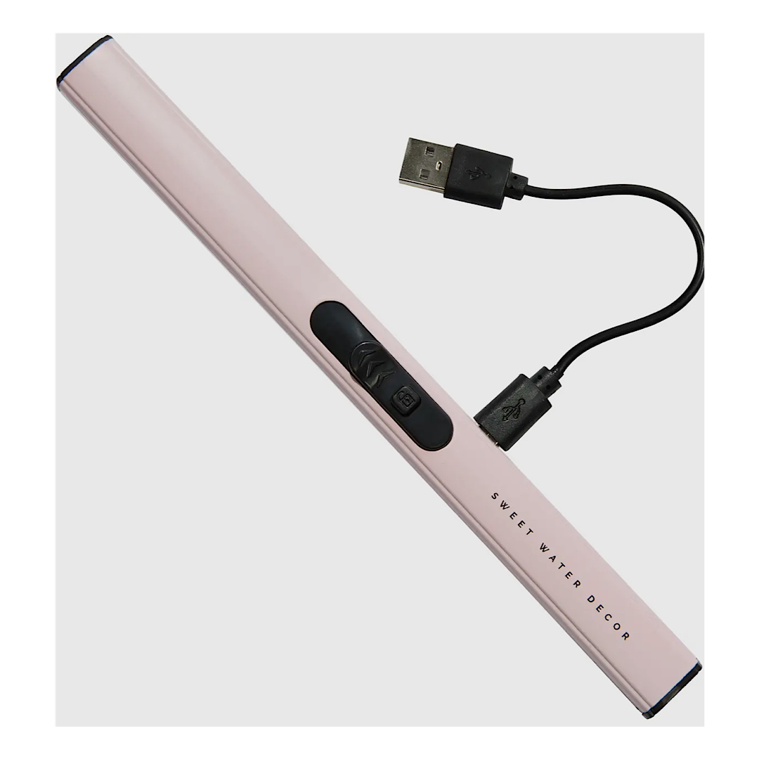 RECHARGEABLE ELECTRIC LIGHTER - BLUSH PINK