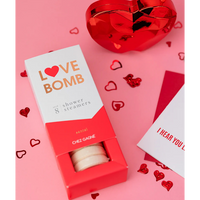 LOVE BOMB SET OF 8 SHOWER STEAMERS - SANTAL