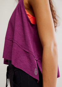 FREE PEOPLE MOVEMENT TEMPO TANK - DEEP MULBERRY