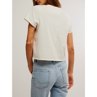 FREE PEOPLE EVERYDAY TEE - CLEAN IVORY
