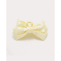 SATIN BOW HAIR CLIPS