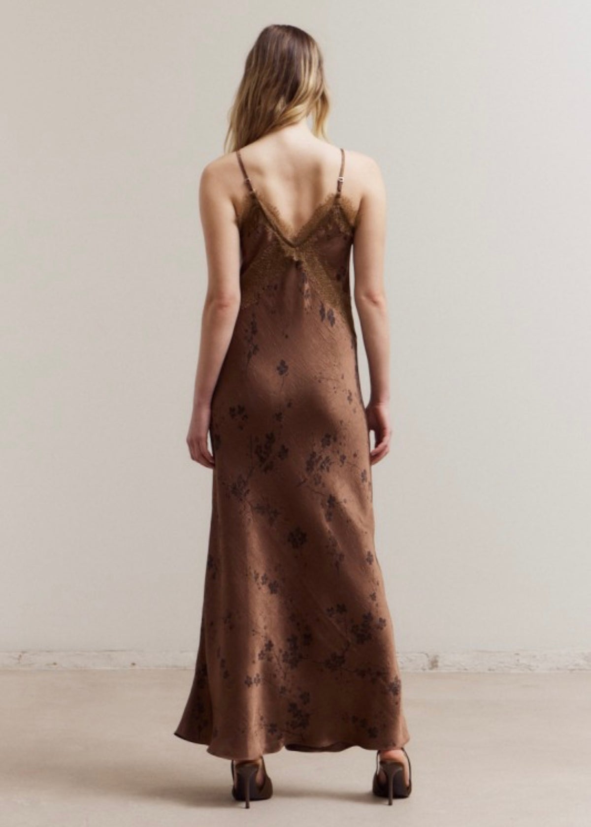 THE SIERRA SATIN MAXI DRESS