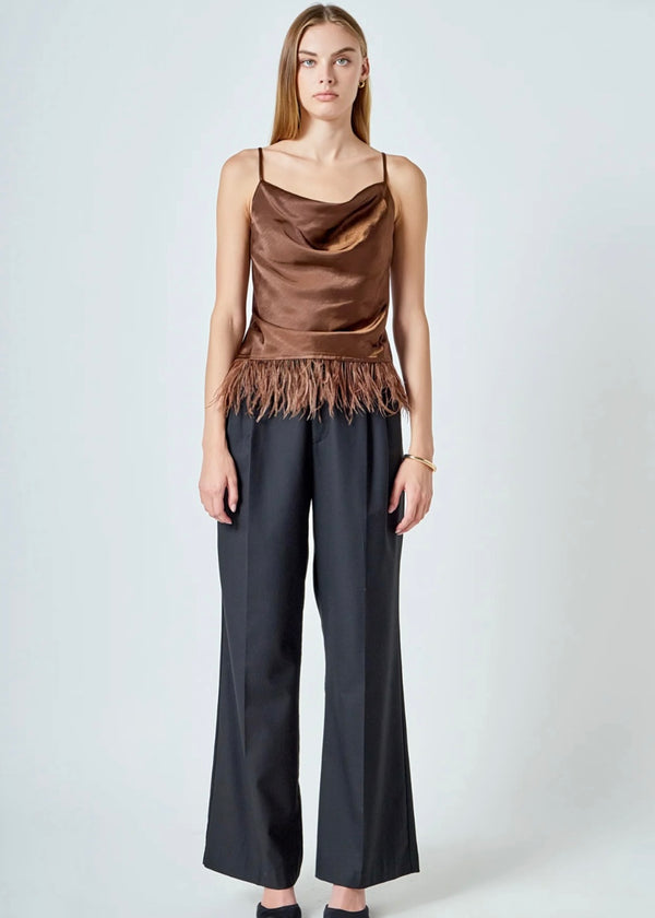 MY WISH LIST SATIN TOP