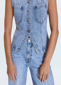 PISTOLA GIA FITTED VEST - GAZE