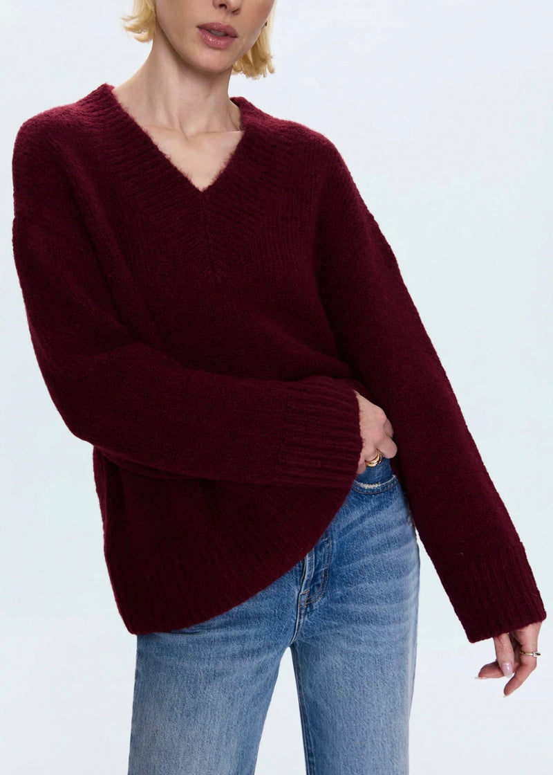 PISTOLA TALIA SWEATER - CLARET
