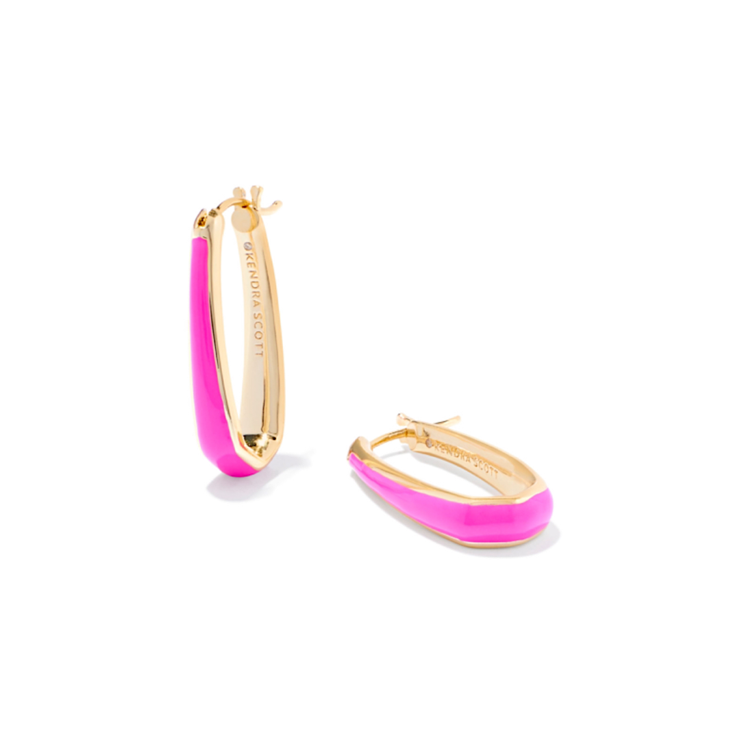 KENDRA SCOTT KELSEY HOOP EARRINGS