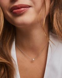 KENDRA SCOTT ASHTON PEARL PENDENT NECKLACE WHITE PEARL