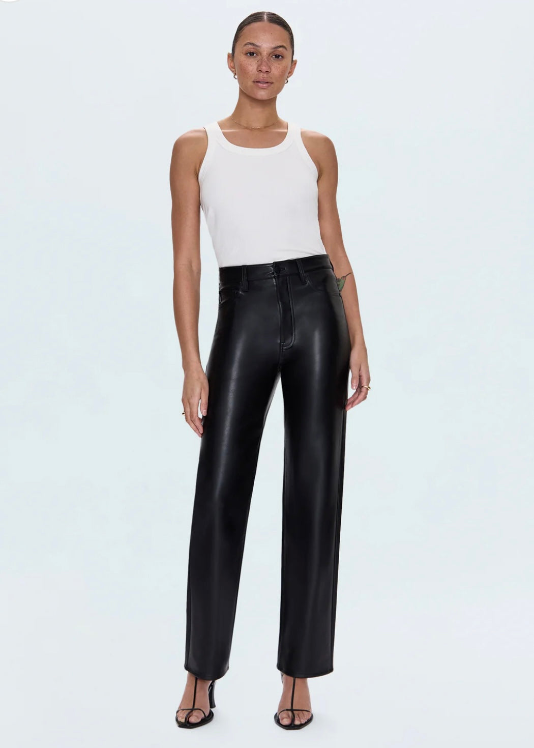 PISTOLA CASSIE SUPER HIGH RISE STRAIGHT PANT - ONYX